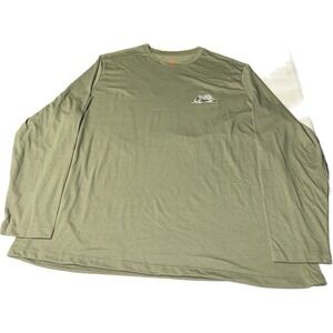 Ozark Trail Men's 3XL Long Sleeve Active Green Graphic T-Shirt NWT
